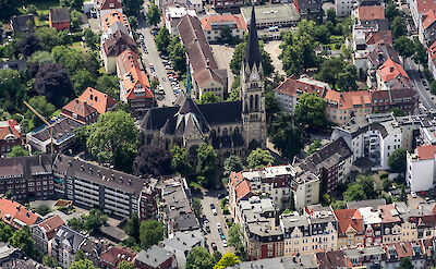 Heilig-Kreuz-Kirche, Münster, Germany. CC:Dietmar Rabich 51.988263, 7.679443
