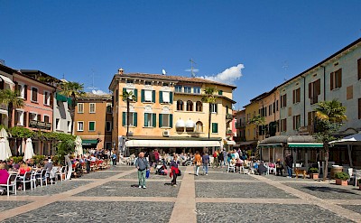 Piazza Carducci, Sirmione, Brescia, Lombardy, Italy. CC:trolvag