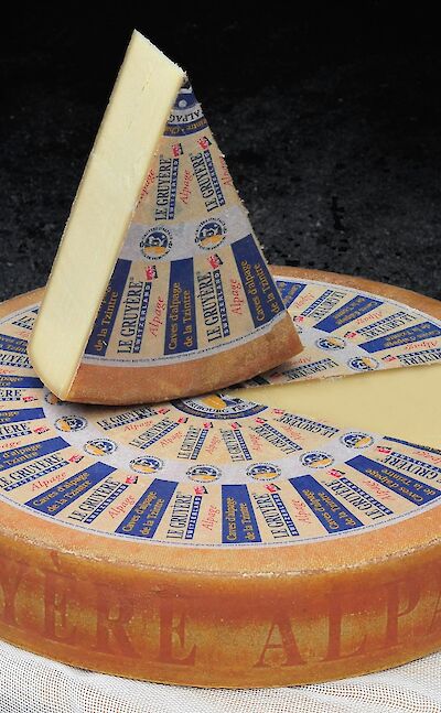 Gruyère cheese is Swiss-made. CC:Gruyere alpage