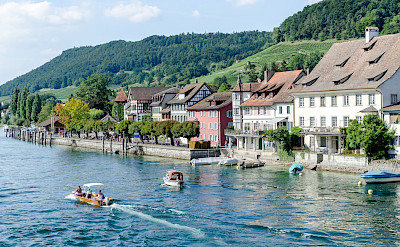 Boating on Stein am Rhein on Lake Constance, Switzerland. Flickr:Luca Casartelli 47.66317862969167, 8.848910925163045