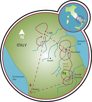 Le Marche Map