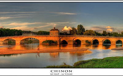 Bridge in Chinon, France. France. Flickr:@lain G