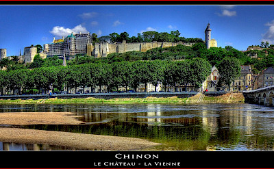 Le Château - Le Vienne in Chinon, France. Flickr:@lain G