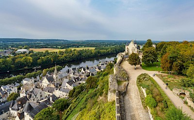 Panoramic view from the fortress of Chinon, overlooking the Vienne River. pexels@suju