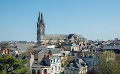 Traditional grey roofs in Angers, France. Flickr:Julien Maury