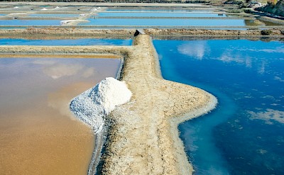 Traditional salt pans of Guérande. unsplash@SebastienGoldberg