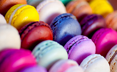 Macarons at the Patisserie in France. Flickr:Julien Haler