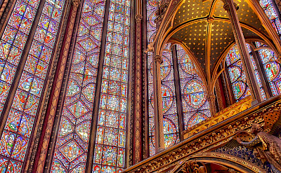 Saint-Chapelle in Paris, France. CC:Denfr