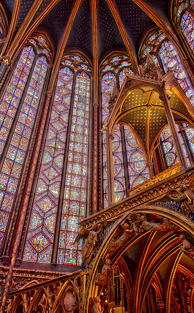 Saint-Chapelle in Paris, France. CC:Denfr