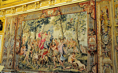 Tapestry at the Palace Versailles in France. Flickr:Kimberly Vardeman