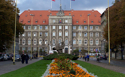 City Hall in Szczenin, Poland. Photo by Remigiusz Jozefowicz