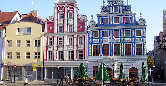 Old Town in Szczecin, Poland. Photo via Wikimedia Commons:PublicDomain