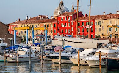 Harbors on the Mantova to Venice Bike & Boat Tour in Italy. ©TO