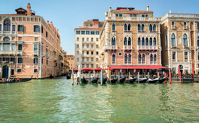 Canals in Venice on the Mantova to Venice Bike & Boat Tour in Italy. ©TO