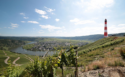 Traben-Trarbach along the Mosel amidst vibrant vineyards in Germany. Flickr:Mark Strobl 49.94715088992618, 7.118067417715032