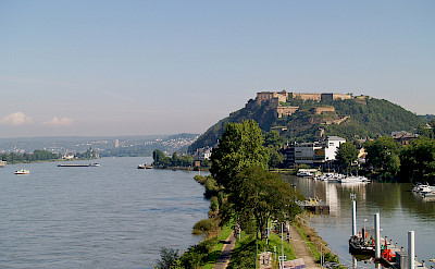 Confluence of rivers in Koblenz, Germany. Flickr:Filippo Diotalevi