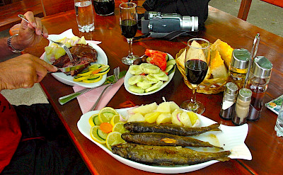 Fresh fish & wine in Montenegro. Flickr:Darij Zadnikar