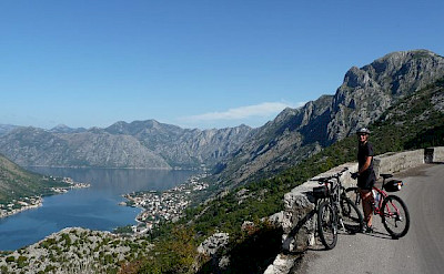 Taking in the view in Montenegro. Photo by Roswitha & Rudolf Geist