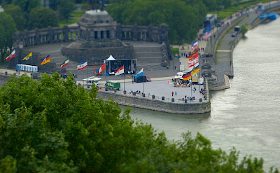 Confluence of rivers in Koblenz, Germany. Flickr:Matthias Nagel