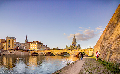 Along the Mosel River in Metz, Germany. Flickr:Jean Balczesak 