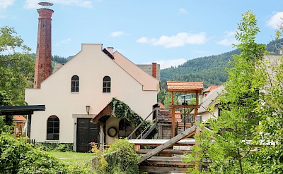 Traditional brewery along the Mur Cycle Path. toEB