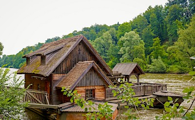 Historic wooden river mill on the Mur. toEB