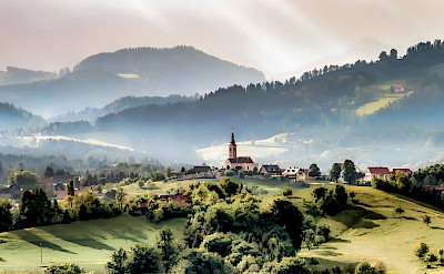 Styrian countryside near Graz, Styria, Austria. Flickr:Bernd Thaller