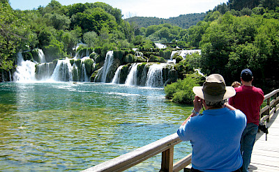 Waterfalls at Krka National Park, Dalmatia, Croatia.