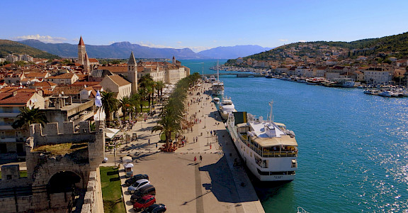 Trogir, where the boat is moored in Croatia. Flickr:Kate