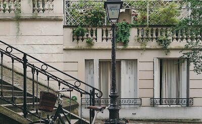 Biking in Paris, France. Unsplash:John Tower