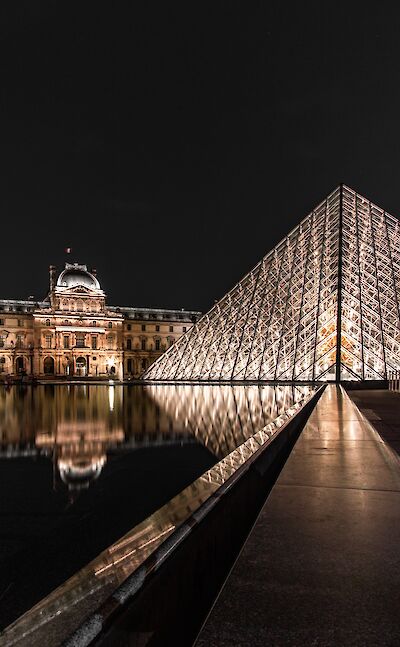 The famous Louvre Museum in Paris, France. Unsplash:Michael Fousert