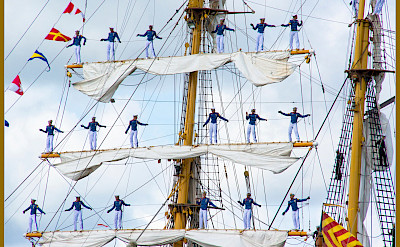Sailors on board a ship in Amsterdam, North Holland, the Netherlands. Flickr:bert kaufmann