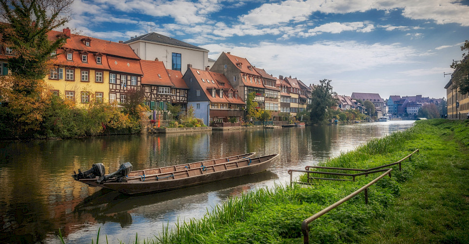 'Little Venice' of Bamberg on the Regnitz River in Germany. Flickr:Heinz Bunse