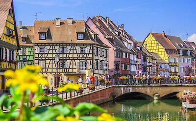 Along the Lauch River, Colmar is part of the <i>Alsatian Wine Route</i> in France. Flickr:Kiefer 