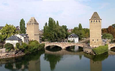 Rhine River in Strasbourg, France. CC:Didier B