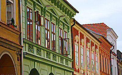 Fassaden Pansak Strasse, Budweis, Czech Republic. Flickr:Renate Dodell