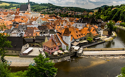 Český Krumlov on the Vltava River in the Czech Republic. Flickr:Ebs Els