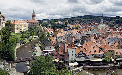 Český Krumlov, the Castle grounds are a UNESCO World Heritage Site. CC:Jerzy Strezekecki