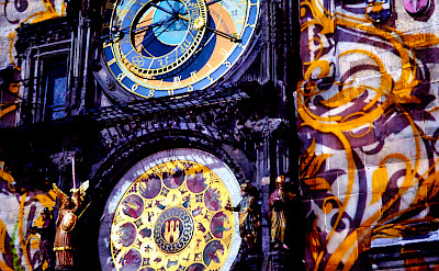 Astronomical Clock in Old Town Square, Prague, Czech Republic. Flickr:Moyan Brenn