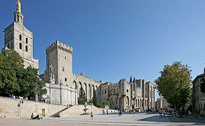 Palais des Papes in Avignon, France. Creative Commons:Jean-Marc Rosier 43.950786, 4.807460