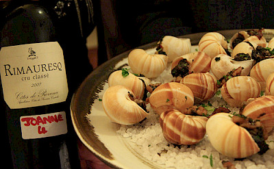 Escargot with wine in Provence! Photo via Flickr:Matt Ryall