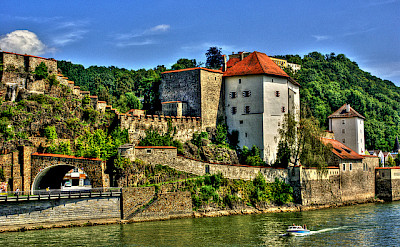 Veste Niederhaus in Passau, the "City of Three Rivers" in Germany. Flickr:polybert49