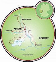 Remagen - Rhine Valley Map