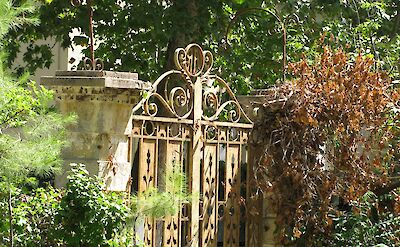 An elegant gate typical of Riccione, Italy. Boldray@Flickr