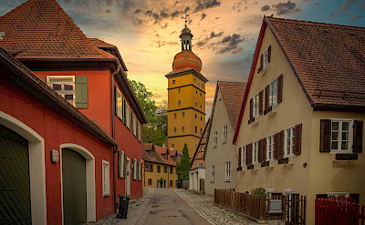 Dinkelsbühl on the Romantic Road in Franconia, Bavaria, Germany. Flickr:Heinz Bunse 49.07771821471466, 10.306499783319339