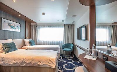 Comfort cabin/Middle deck | Swiss Crown | Bike & Boat Tour | ©Scylla