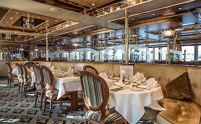 Dining room on the Swiss Crown