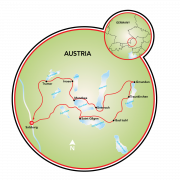 Salzburg & 7 Lagos Mapa