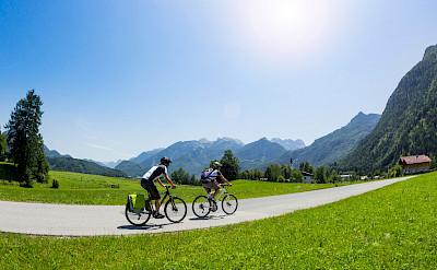 Cycling the region of Salzburg, Austria. ©SalzburgerLandTourismus