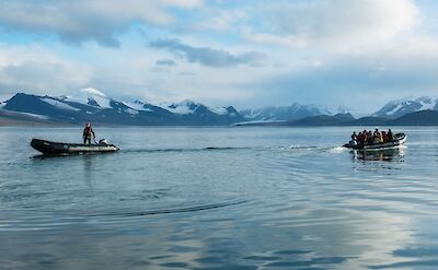 Boating in Greenland. ©Frances Draskau